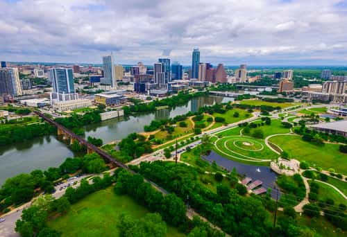 Aerial View of Austin