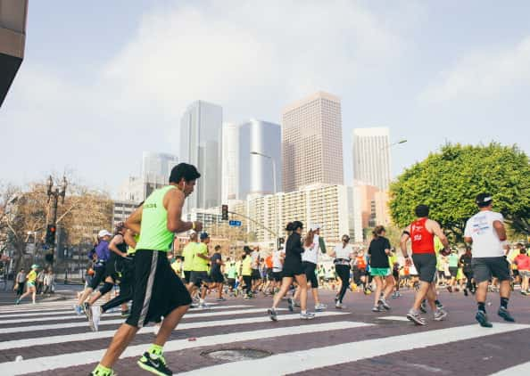 Los Angeles Marathon 2013:Getty images