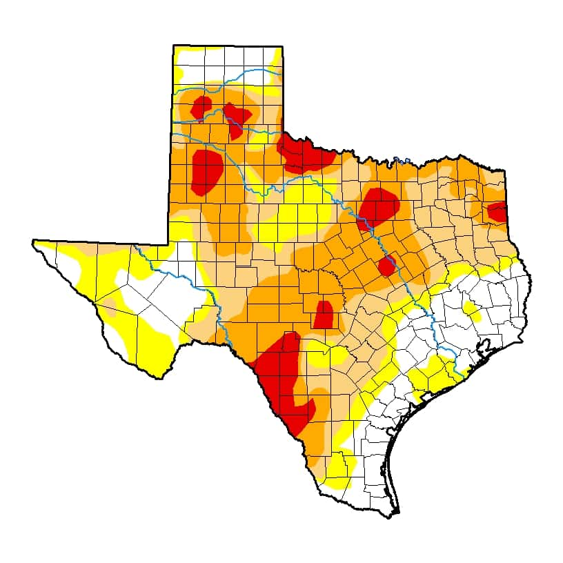 Severe droughts once again plaguing Central Texas