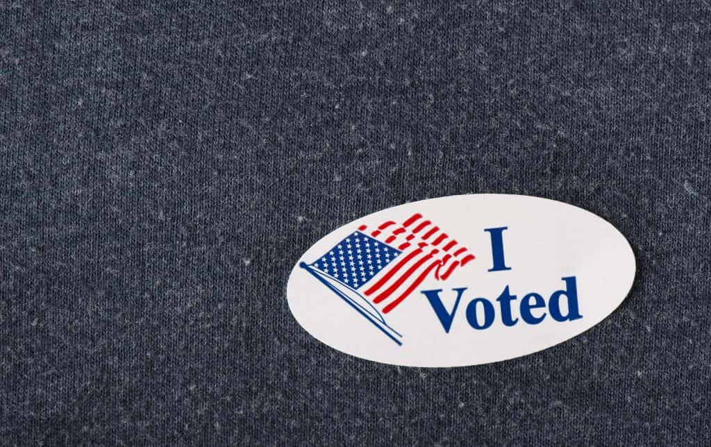 I Voted Sticker