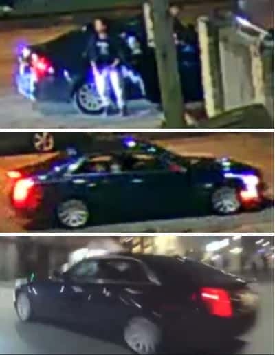 Police photos of vehicle involved in shooting