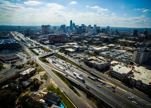 Aerial View of Austin