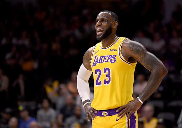 Denver Nuggets v Los Angeles Lakers People: LeBron James: Getty Images