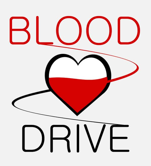 Blood drive graphic