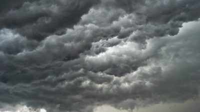 Severe storm clouds