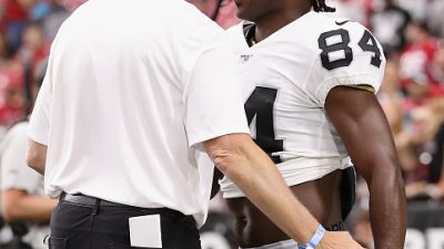 People: Mike Mayock, Antonio Brown:Getty Images