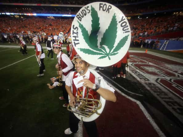 Marijuana and college football