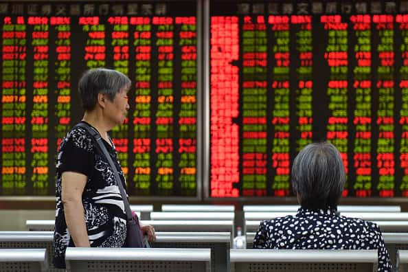 CHINA-MARKETS-WORLD:Getty Images