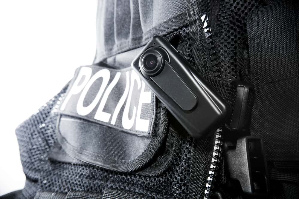 police vest with body camera