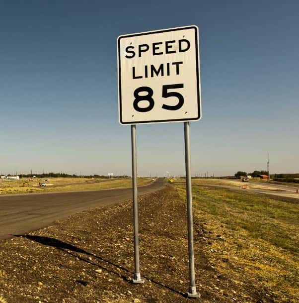 SH 130 speed limit