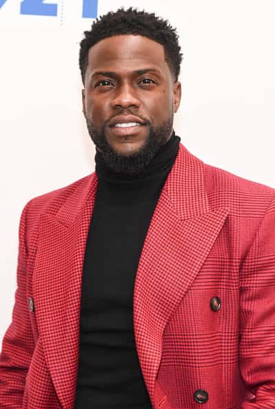 Actor Kevin Hart poses during movie screening