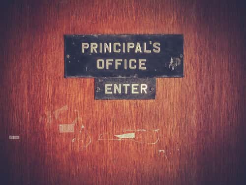 Principal's Office Door