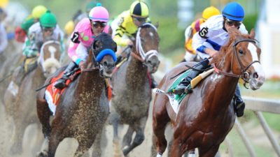 The 136th running of the Preakness Stakes: Getty Images