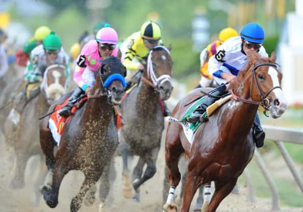 The 136th running of the Preakness Stakes: Getty Images