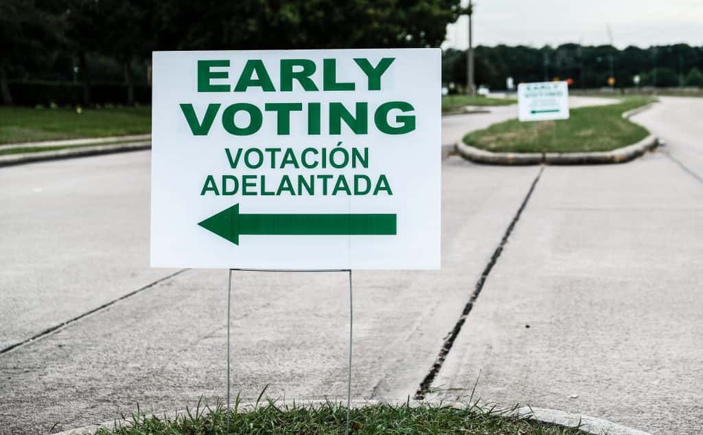Early Voting Sign
