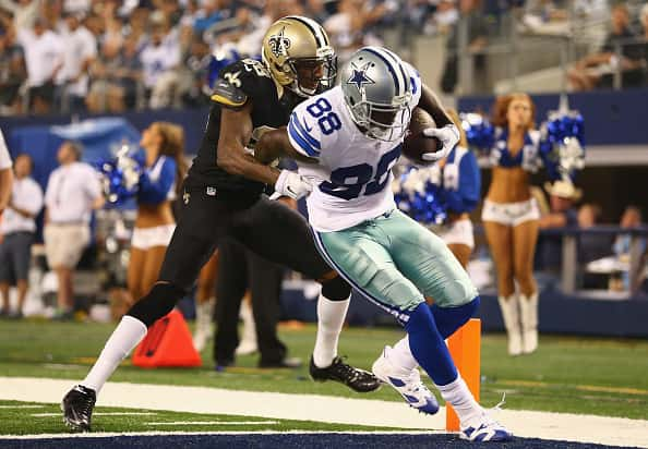 New Orleans Saints v Dallas Cowboys People: Dez Bryant, Keenan Lewis:Getty Images