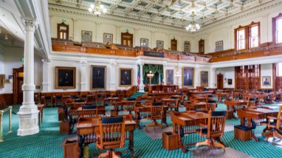 Interior of Texas State Senate