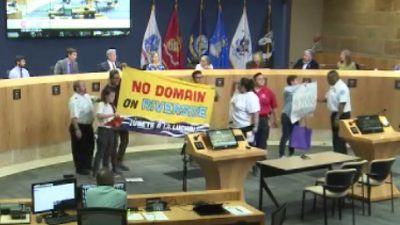 Protesters storm Austin City Hall