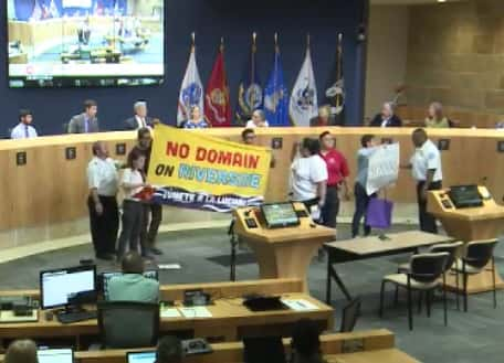 Protesters storm Austin City Hall