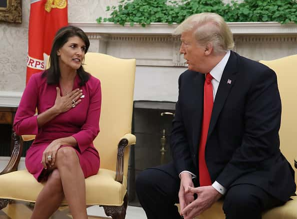 Nikki Haley announces resignation with President Trump