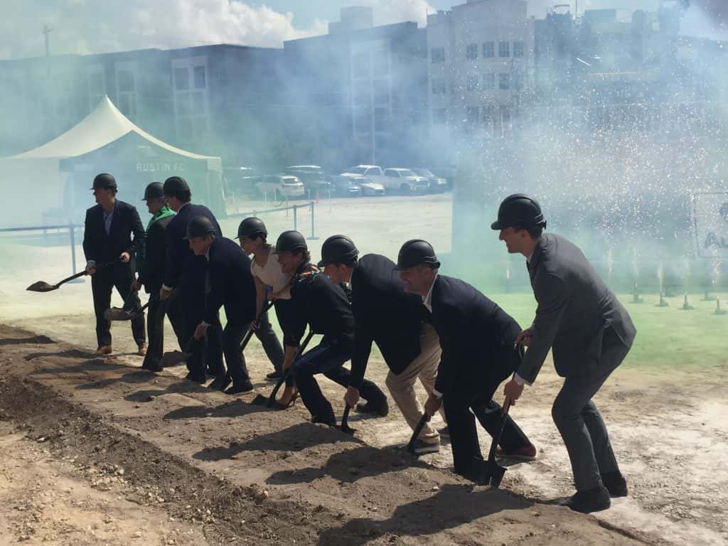 Austin FC Stadium ground breaking