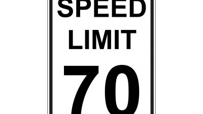 speed limit 70 sign
