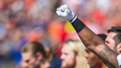 nfl anthem protest: getty images