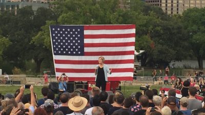 Sen Warren in Austin