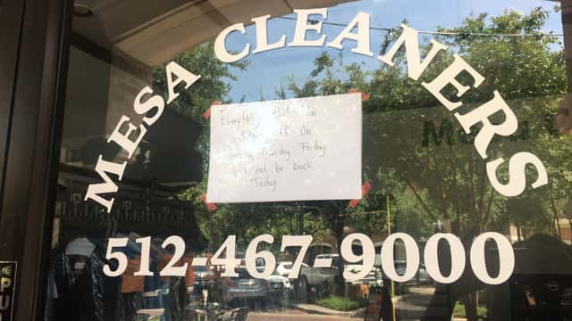 Mesa Cleaners closed indefinetely due to thousands of dollars in unpaid rent