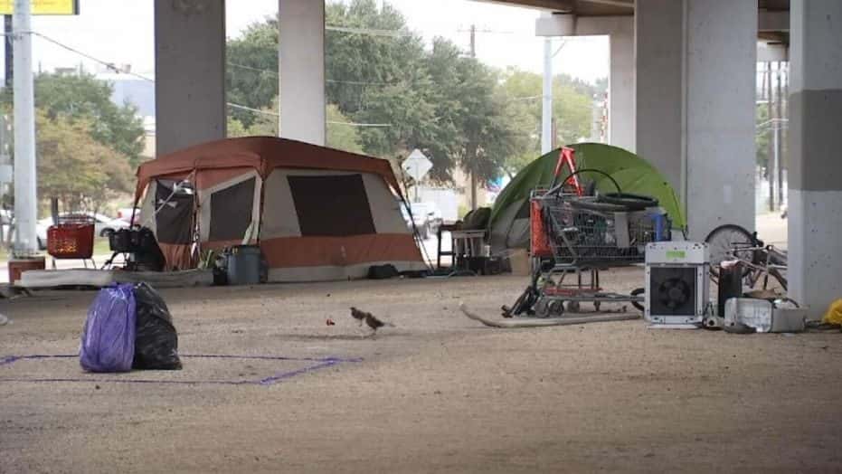 Austin homeless camp
