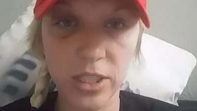 Haley Maddox claims she was assaulted for wearing a MAGA hat
