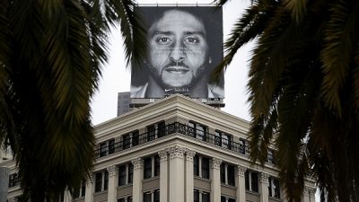 Nike Uses Controversial Football Quarterback Colin Kaepernick In New Ad Campaign: Getty Images