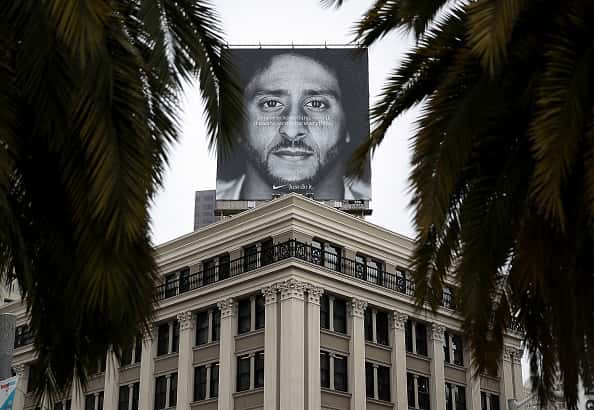 Nike Uses Controversial Football Quarterback Colin Kaepernick In New Ad Campaign: Getty Images