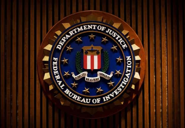 A crest of the Federal Bureau of Investi: Getty Images