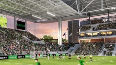 Rendering of the new Austin FC stadium