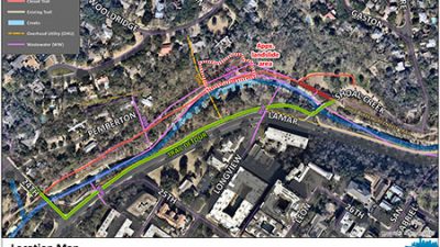 Shoal Creek slope failure map