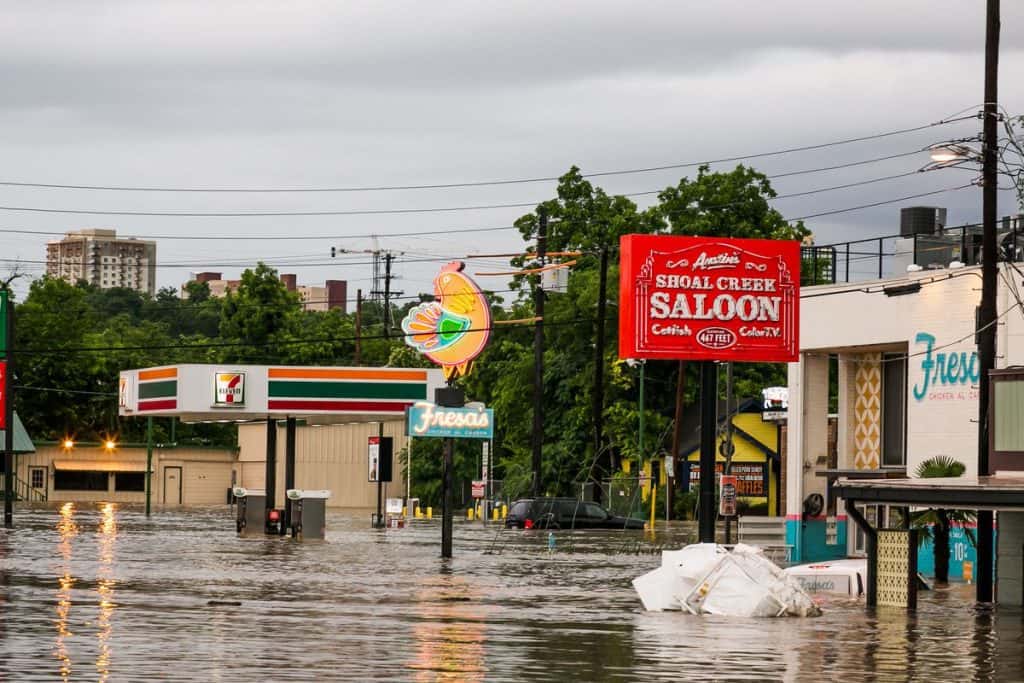 Flooding in Austin, TX