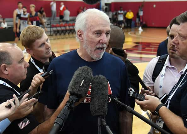 USA Basketball Men's National Team Training Session People: Gregg Popovich:Getty Images