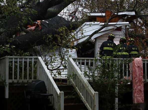 Hurricane Florence Slams Into Coast Of Carolinas: Getty Images
