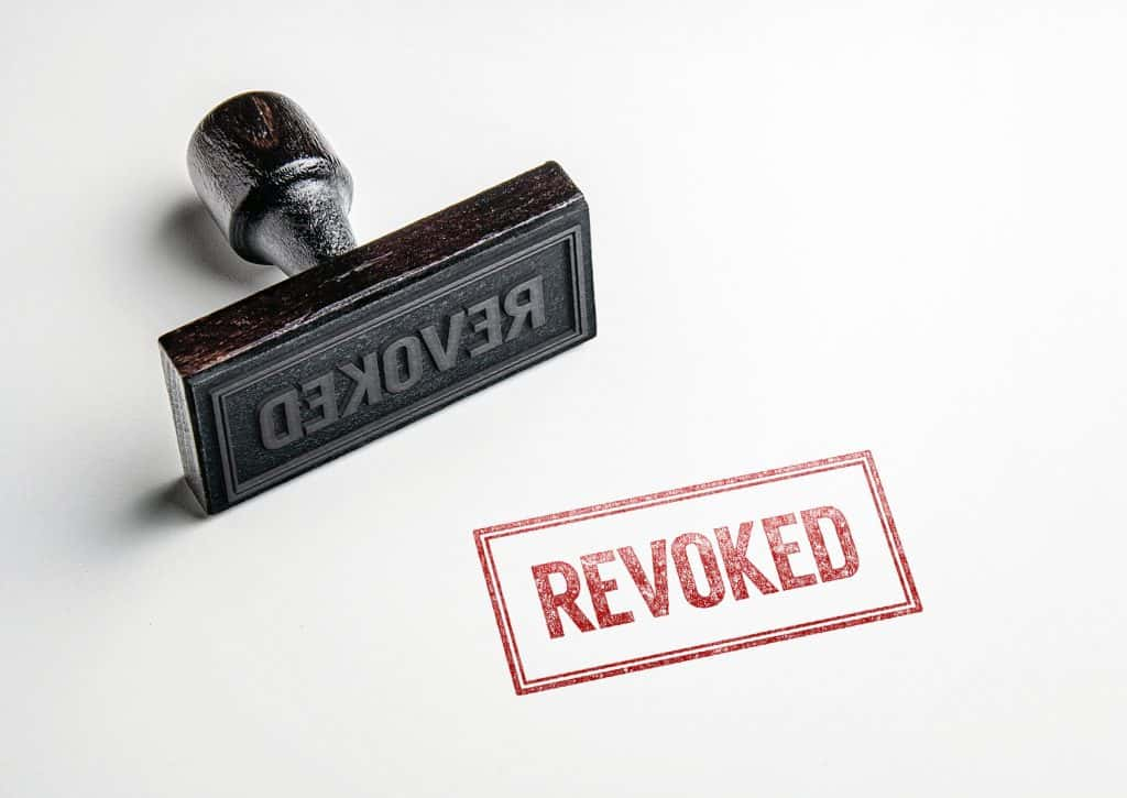 revoked rubber stamp