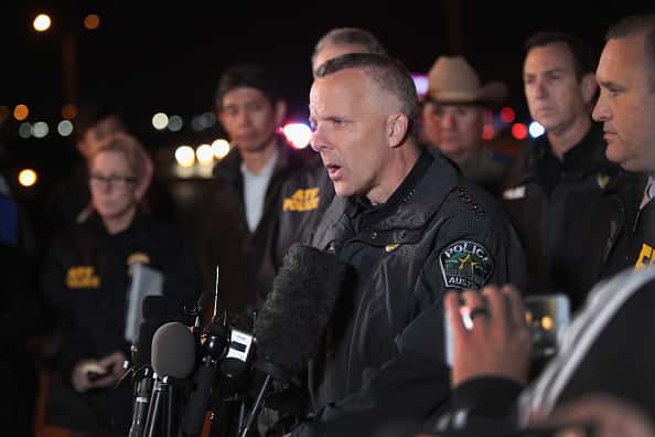 Austin, Texas Terrorized By Series Of Package Bombs People: Brian Manley:Getty Images