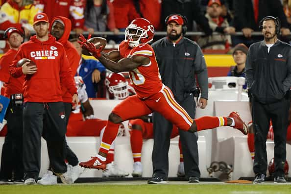 Los Angeles Chargers v Kansas City Chiefs People: Tyreek Hill: Getty Images