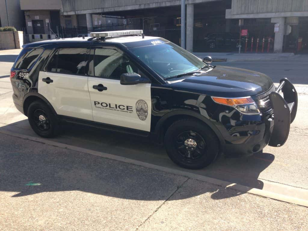 Austin Police Department patrol cruiser