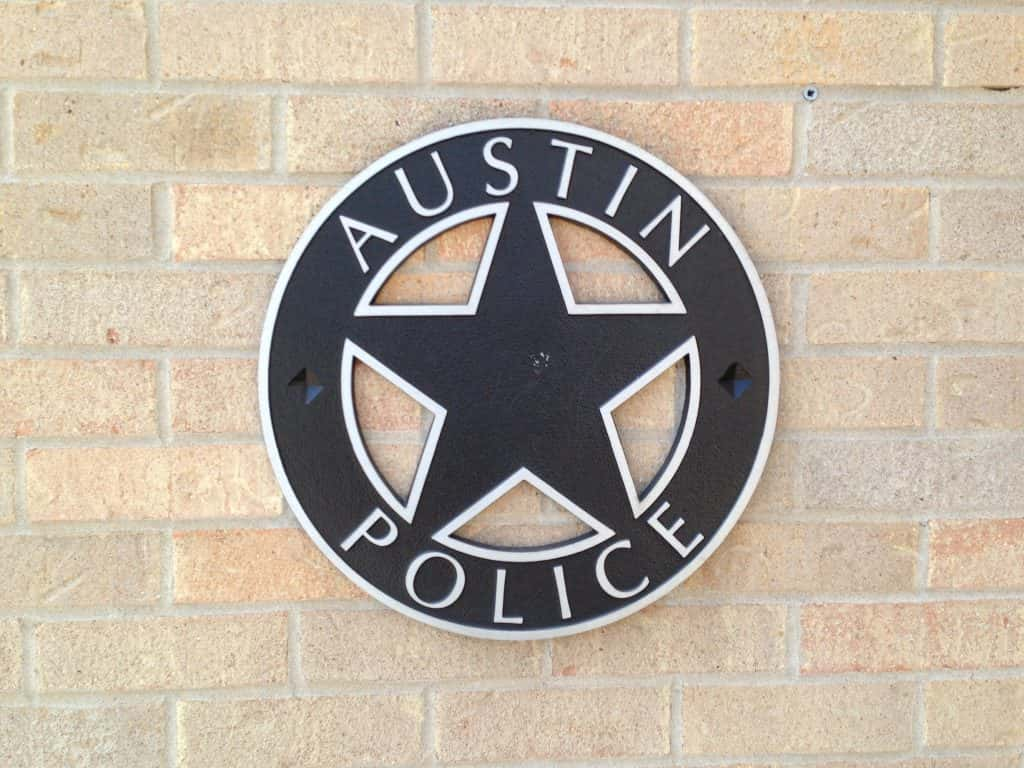 Austin Police sign