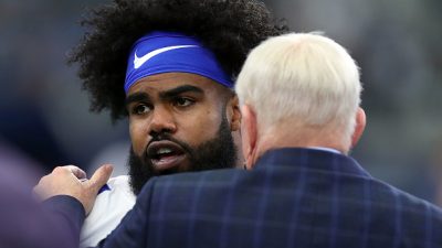 People: Ezekiel Elliott, Jerry jones: Getty Images