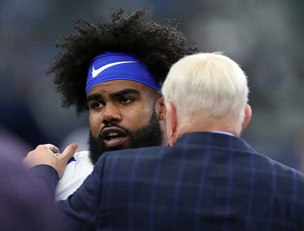 People: Ezekiel Elliott, Jerry jones: Getty Images