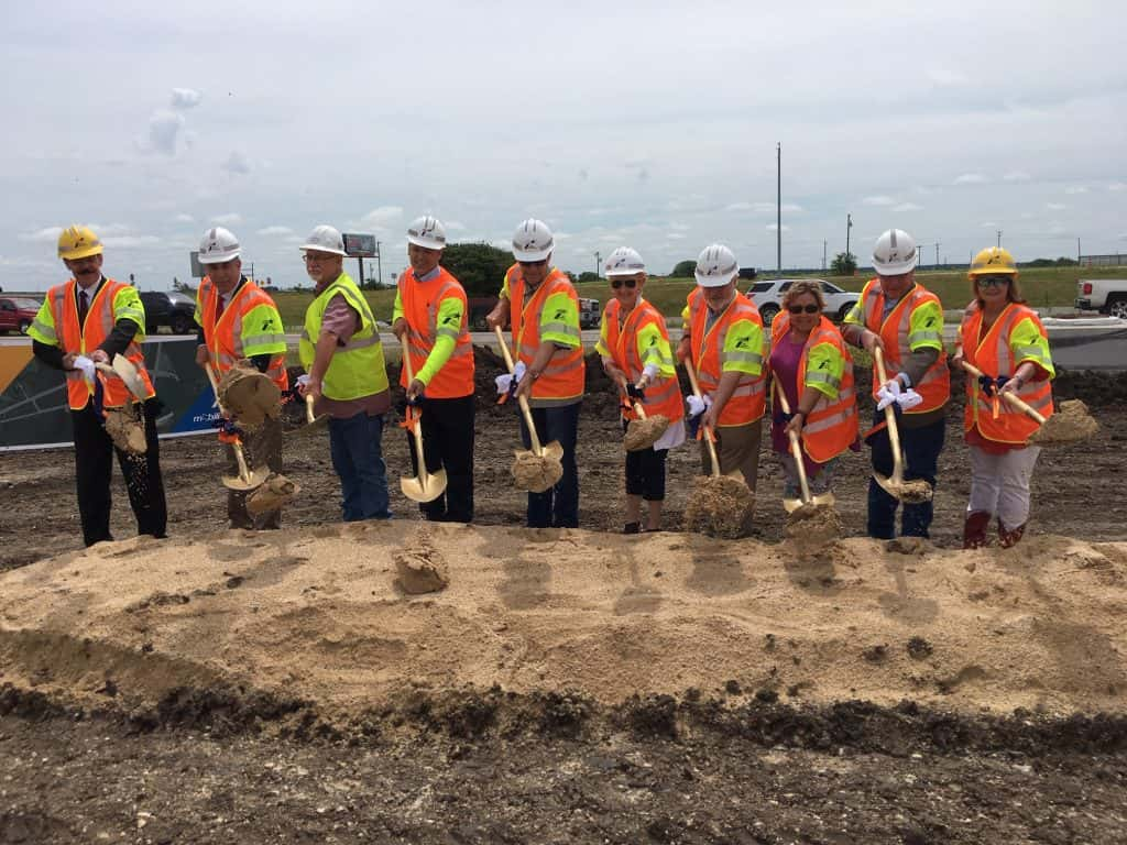 Officials break ground on new project at I-35 and Ronald Reagan Blvd