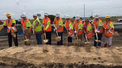 Officials break ground on new project at I-35 and Ronald Reagan Blvd
