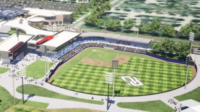 Rendering of new Hutto baseball fields