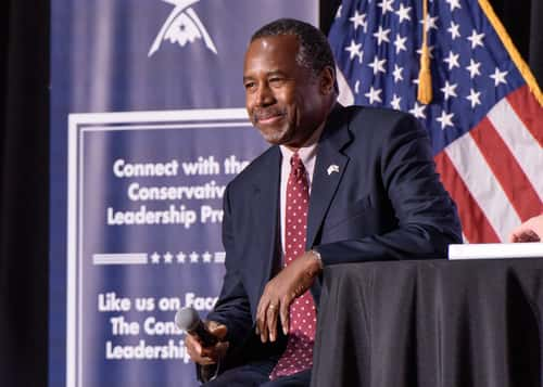 Dr. Ben Carson was in S. Austin today for groundbreaking of a public housing project